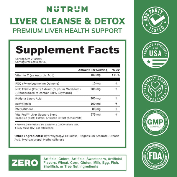 Liver Cleanse and Detox - Nutrum Biotech