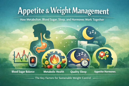 Appetite & Weight Management: How Metabolism, Blood Sugar, Sleep, and Hormones Work Together - Nutrum Biotech