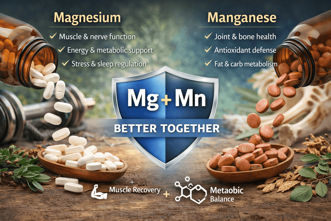 Manganese vs. Magnesium: Differences, Benefits, and Why They Work Better Together - Nutrum Biotech