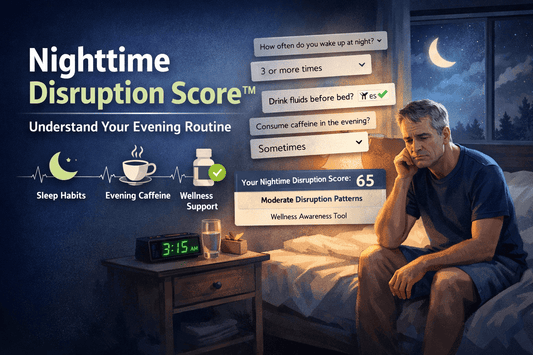 Nighttime Disruption Calculator™ | Evening Routine & Wellness Awareness Tool - Nutrum Biotech