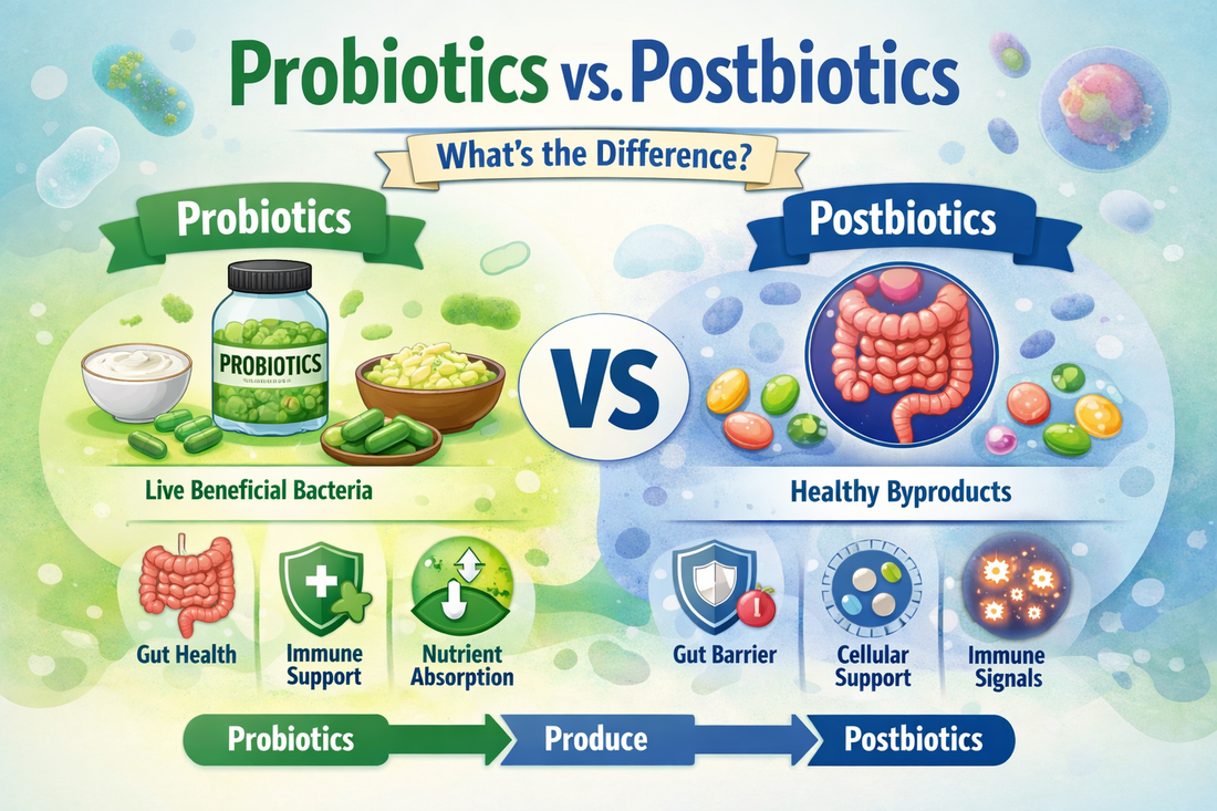 What Are the Main Differences Between Probiotics and Postbiotics? - Nutrum Biotech