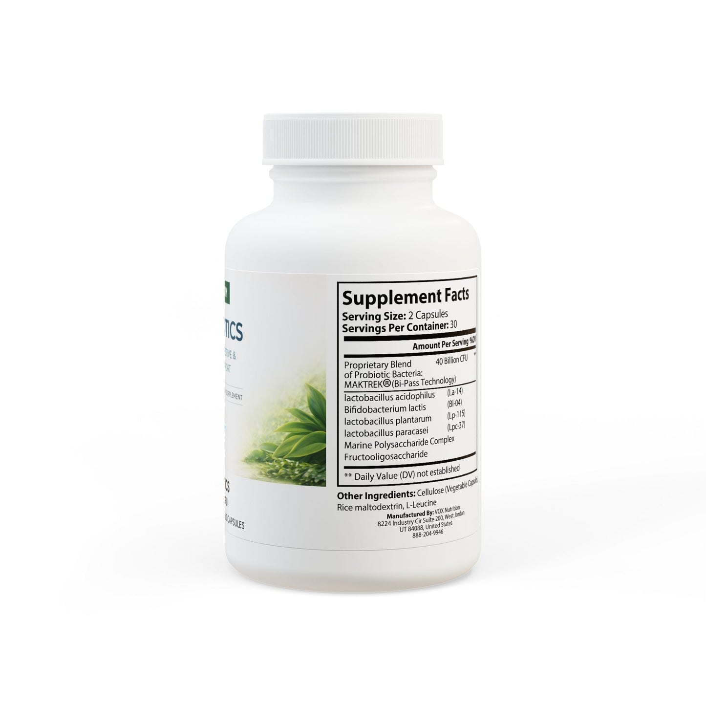 Advanced Probiotic Supplement 40 Billion CFU | Digestive, Performance & Recovery Support - Nutrum Biotech