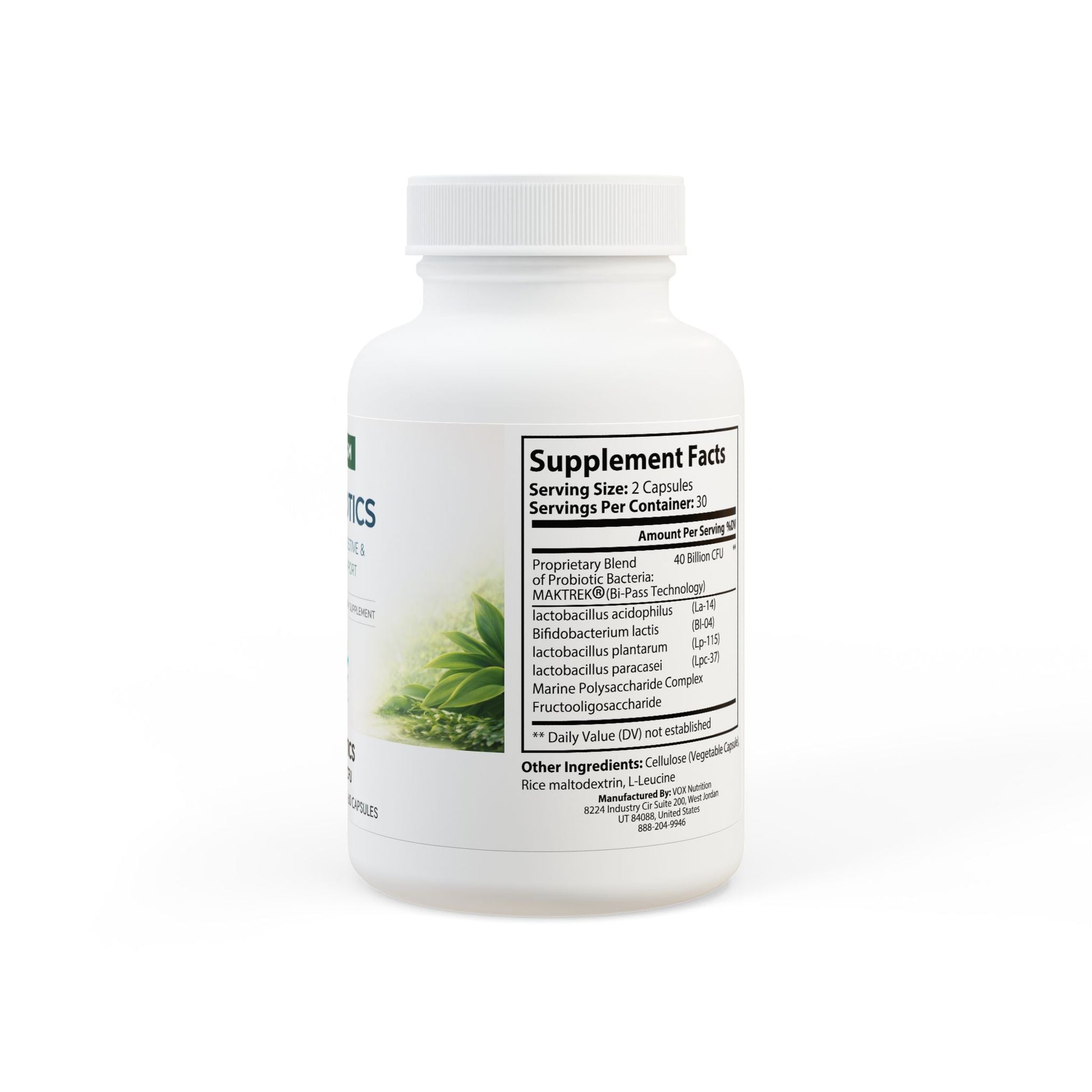Advanced Probiotic Supplement 40 Billion CFU | Digestive, Performance & Recovery Support - Nutrum Biotech
