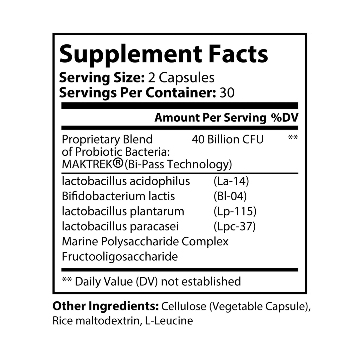 Advanced Probiotic Supplement 40 Billion CFU | Digestive, Performance & Recovery Support - Nutrum Biotech