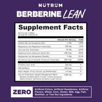 Berberine Lean GLP - 1 Support - Nutrum Biotech