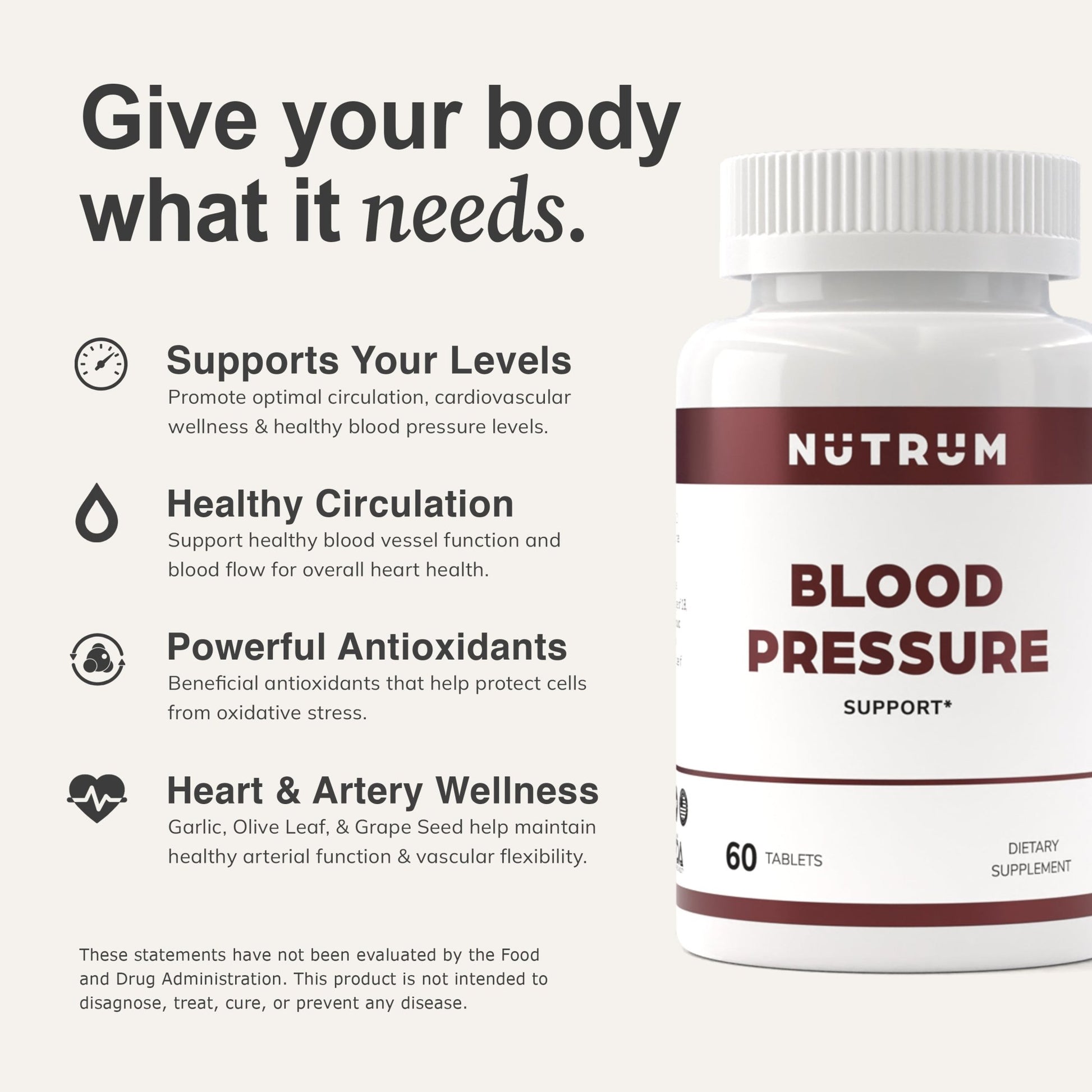 Blood Pressure Support - Nutrum Biotech