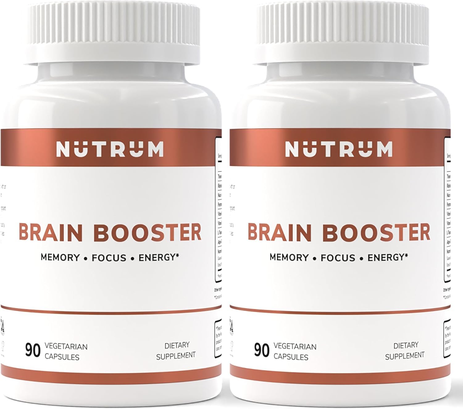 Brain Booster Nootropic – Focus, Memory & Mental Clarity Supplement (2 - Pack) Free Shipping - Nutrum Biotech