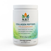 Collagen Type I & III Supplement | Grass - Fed Collagen Peptides for Skin Hydration - Nutrum Biotech