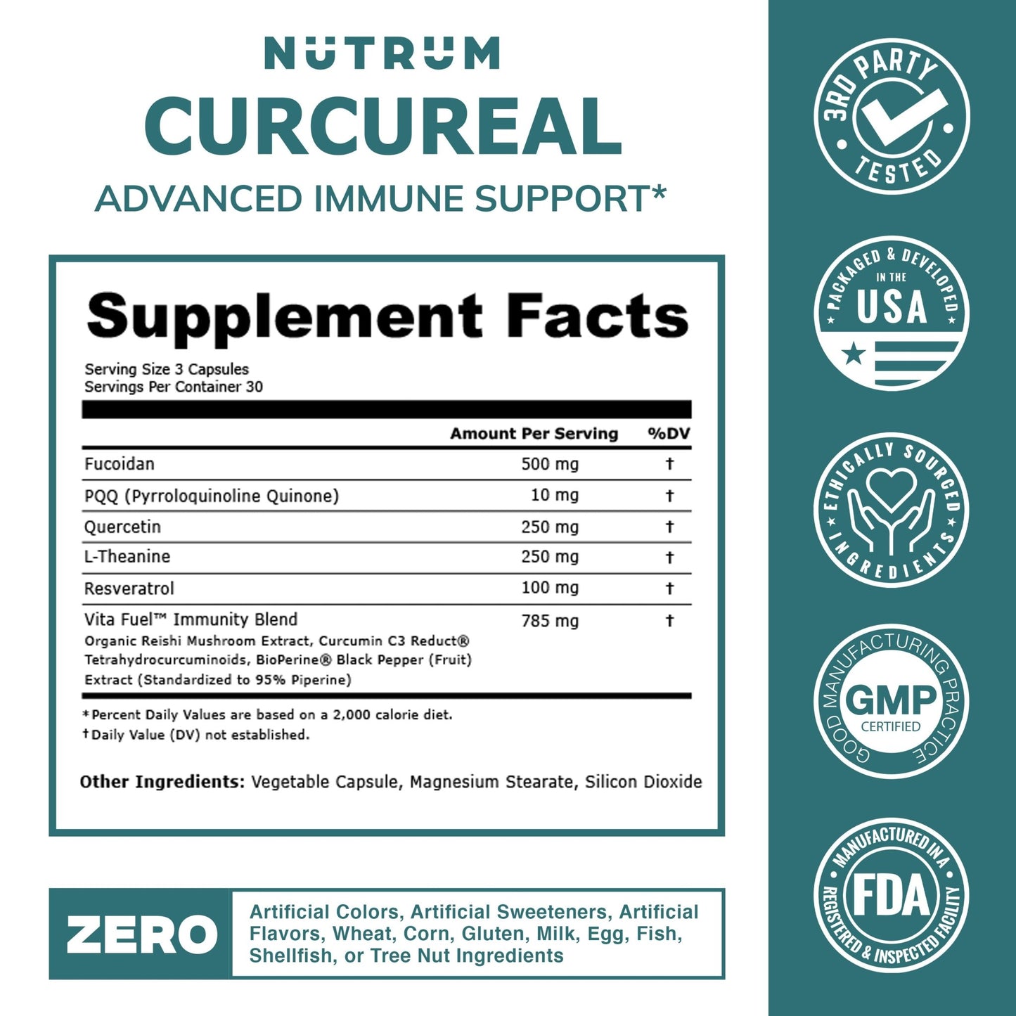 Cucureal with Curcumin - Nutrum Biotech