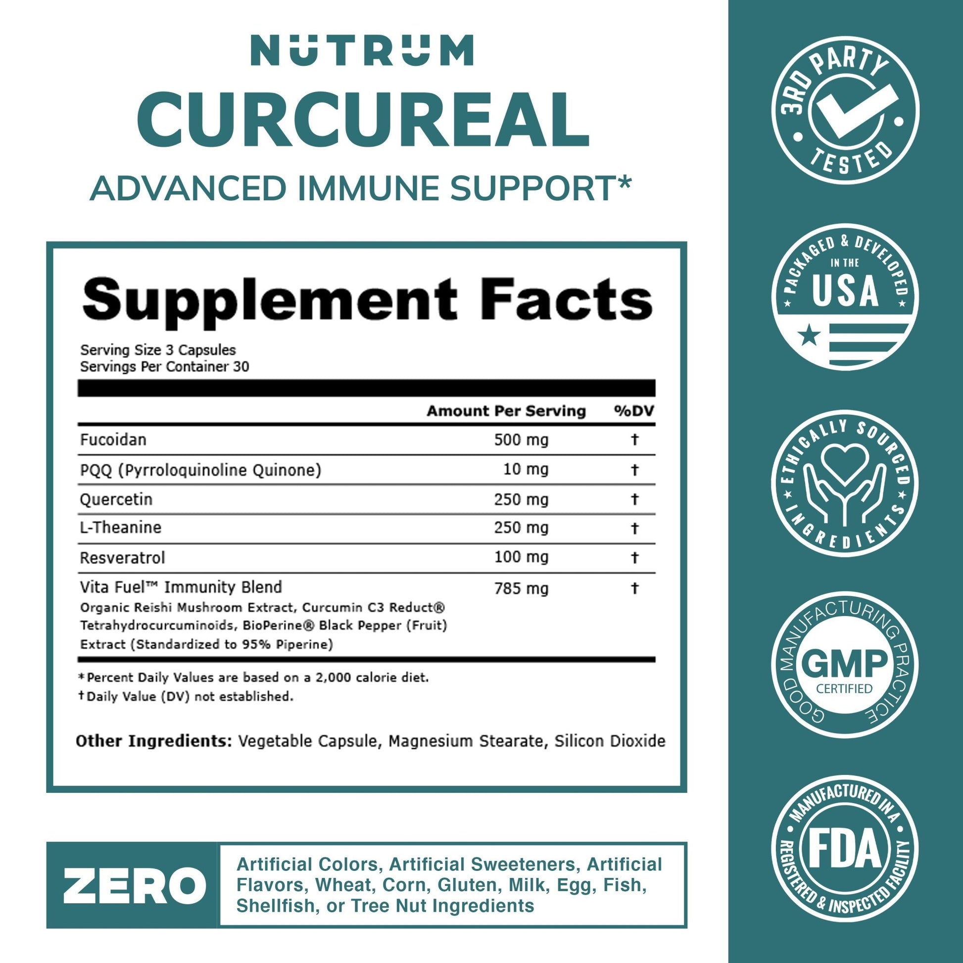 Cucureal with Curcumin - Nutrum Biotech