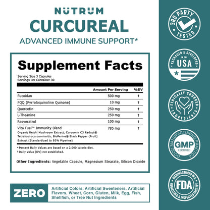 Cucureal with Curcumin - Nutrum Biotech