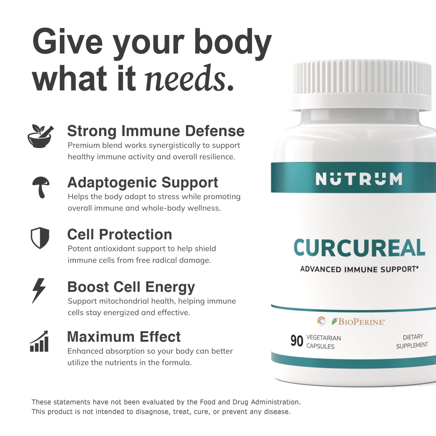Cucureal with Curcumin - Nutrum Biotech