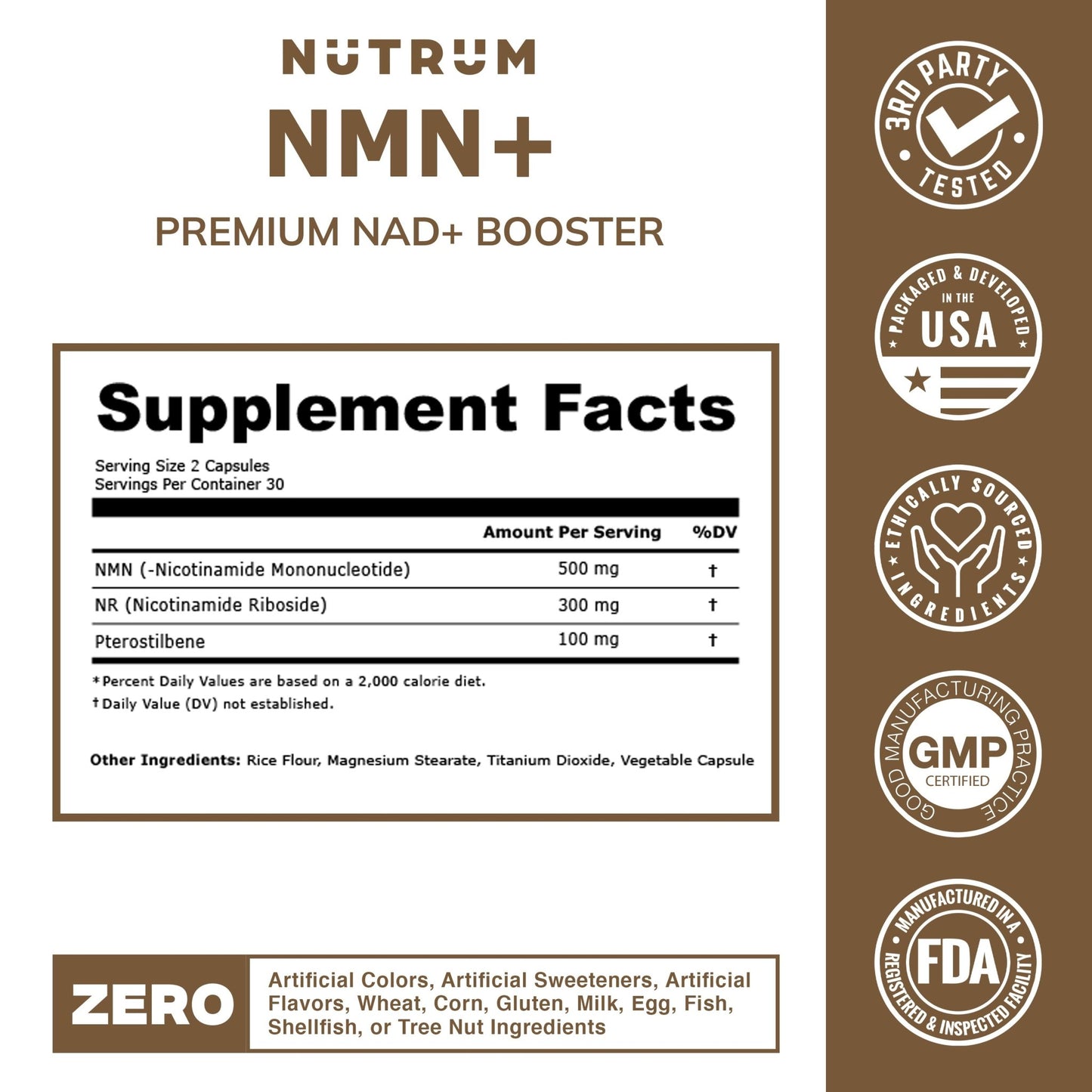 NMN & NAD+ Booster - Nutrum Biotech