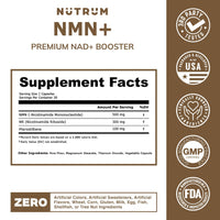 NMN & NAD+ Booster - Nutrum Biotech