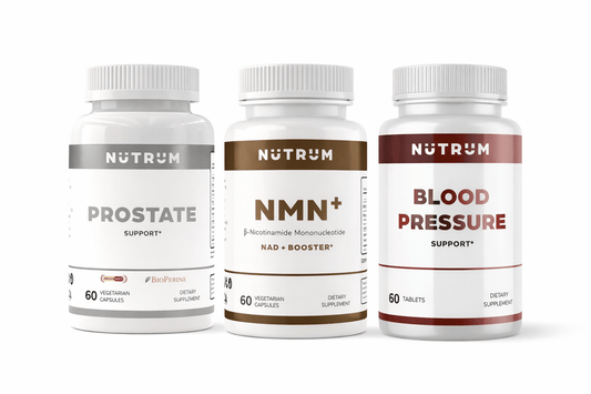 Nutrum Total Vitality Stack™ – Advanced Men’s Prostate, Heart & NMN NAD+ Support - Nutrum Biotech