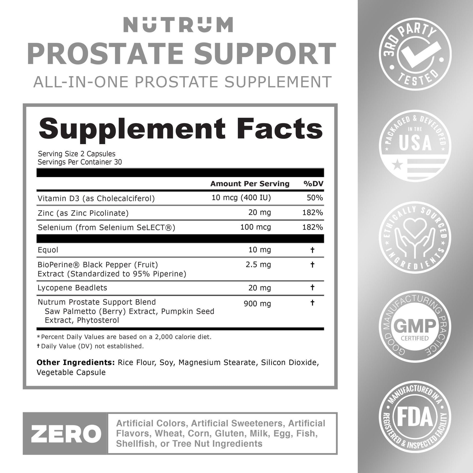Prostate Support - Nutrum Biotech